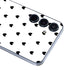 White and Black Hearts Galaxy A36 5G Skin